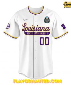 LSU Tigers College World Series Limited Edition 2025 Baseball Jersey