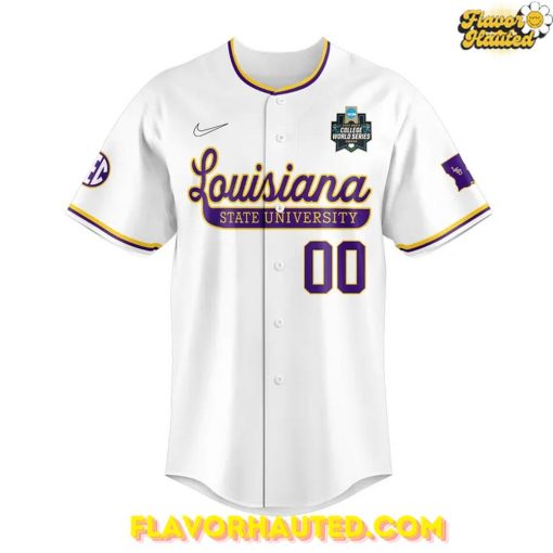 LSU Tigers College World Series Limited Edition 2025 Baseball Jersey