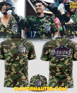 San Antonio Missions Military Appreciation Special 2025 Camo T-Shirt