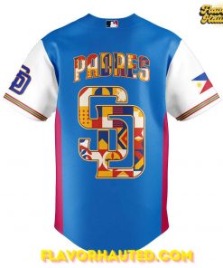 San Diego Padres Celebrating Filipino Heritage Night Special Baseball Jersey 3