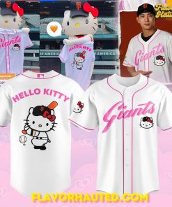 San Francisco Giants HELLO KITTY Night Baseball Jersey