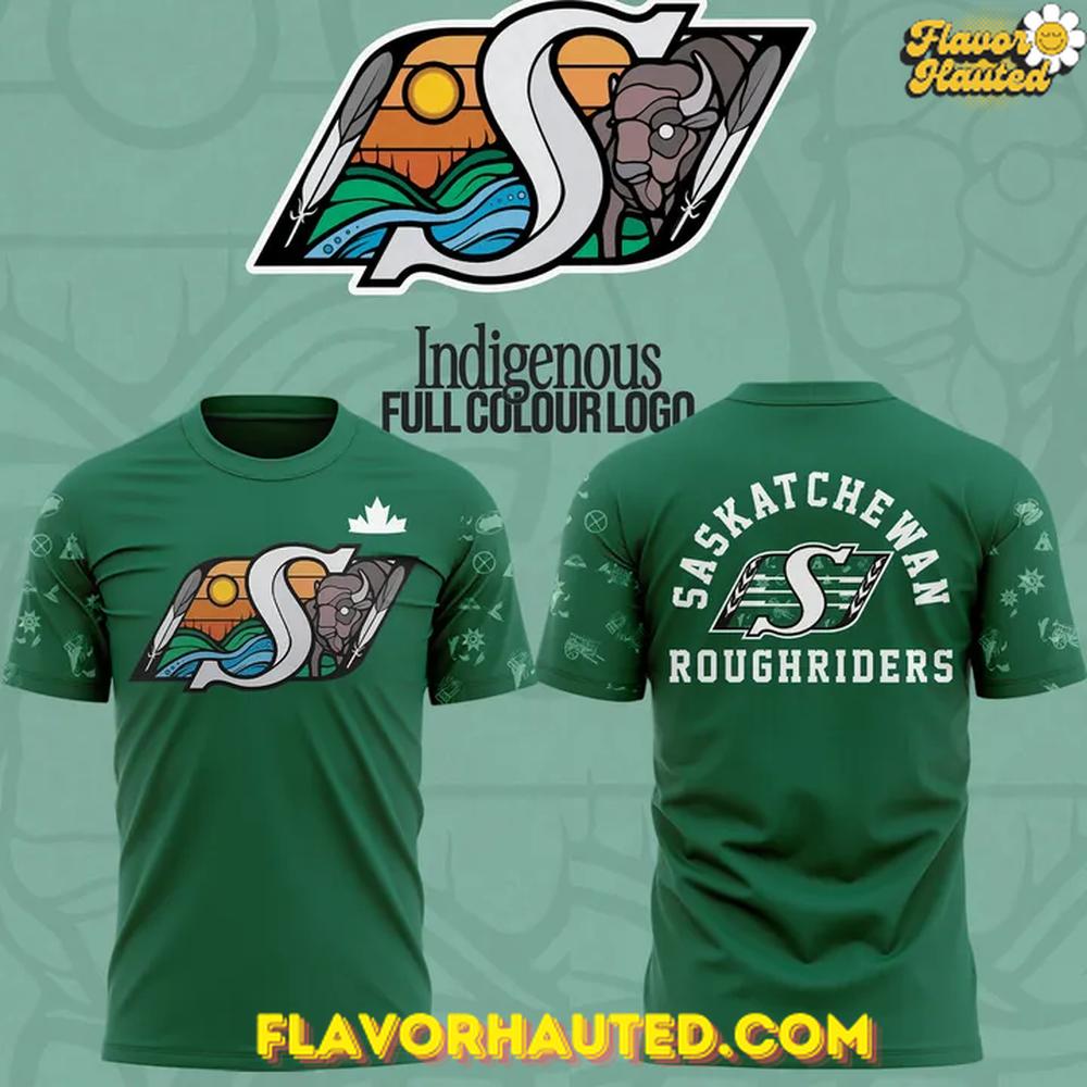 Saskatchewan Roughriders 2025 Indigenous Heritage Special T-shirt Saskatchewan Roughriders 2025 Indigenous Heritage Special T-shirt