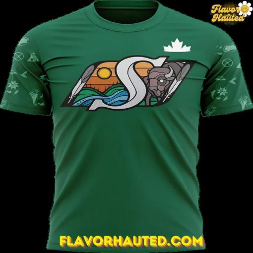 Saskatchewan Roughriders 2025 Indigenous Heritage Special T-shirt