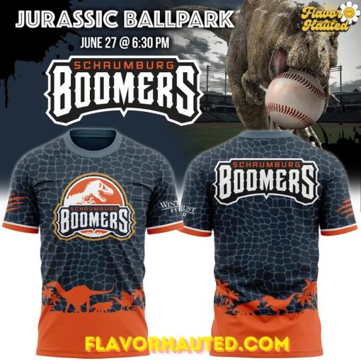 Schaumburg Boomers Jurassic Ballpark Limited Edition 2025 T-Shirt