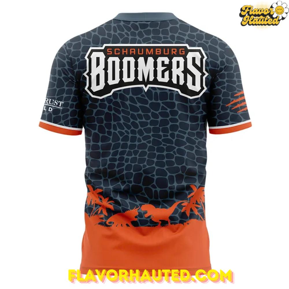 Schaumburg Boomers Jurassic Ballpark Limited Edition 2025 T-Shirt Schaumburg Boomers Jurassic Ballpark Limited Edition 2025 T-Shirt