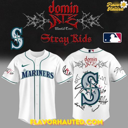 Seattle Mariners x Stray Kids Show 2025 Special Baseball Jersey