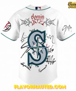 Seattle Mariners x Stray Kids Show 2025 Special Baseball Jersey 3