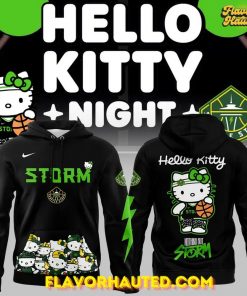 Seattle Storm x Hello Kitty Night 2025 Special Edition Hoodie