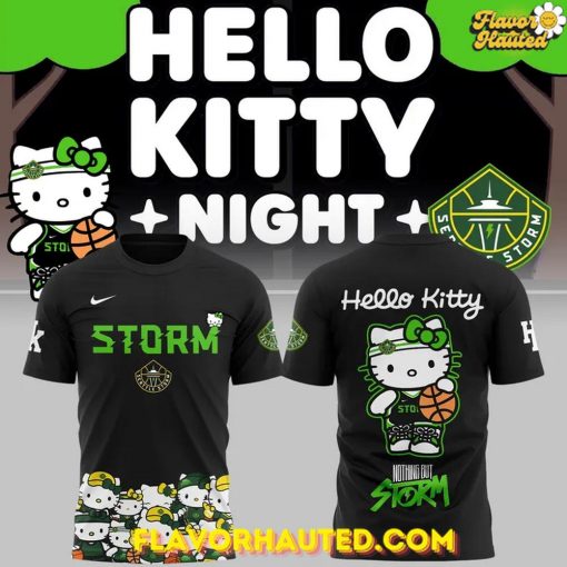 Seattle Storm x Hello Kitty Night 2025 Special Edition T-Shirt