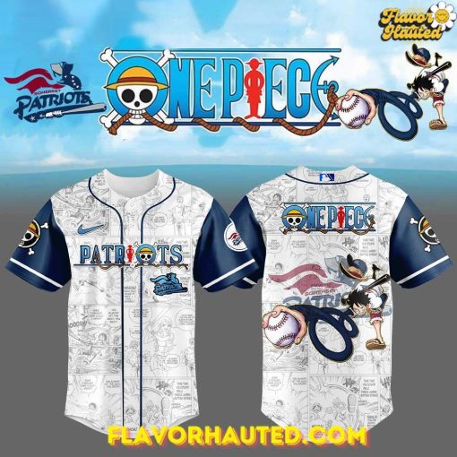 Somerset Patriots One Piece Night Game Special Baseball Jersey