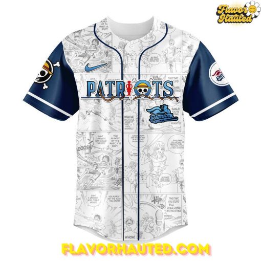 Somerset Patriots One Piece Night Game Special Baseball Jersey