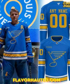 St. Louis Blues New 2025 Blue Limited Edition Hockey Jersey