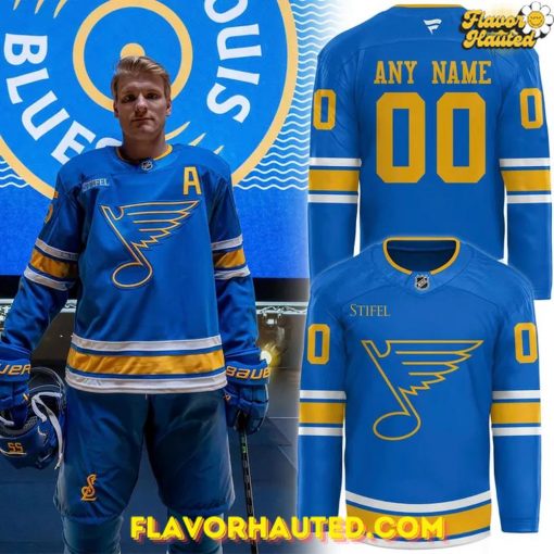 St. Louis Blues New 2025 Blue Limited Edition Hockey Jersey