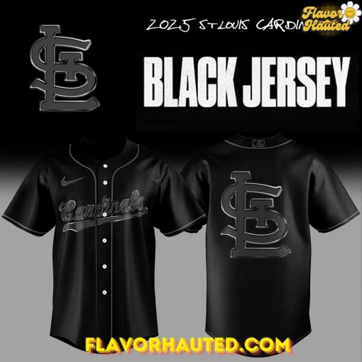 St. Louis Cardinals Back In Black Special Baseball Jersey