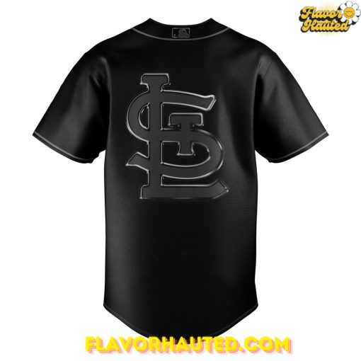 St. Louis Cardinals Back In Black Special Baseball Jersey