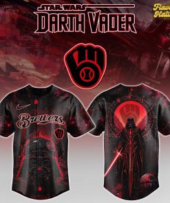 Star Wars Darth Vader Milwaukee Brewers Limited Edition Baseball Jersey