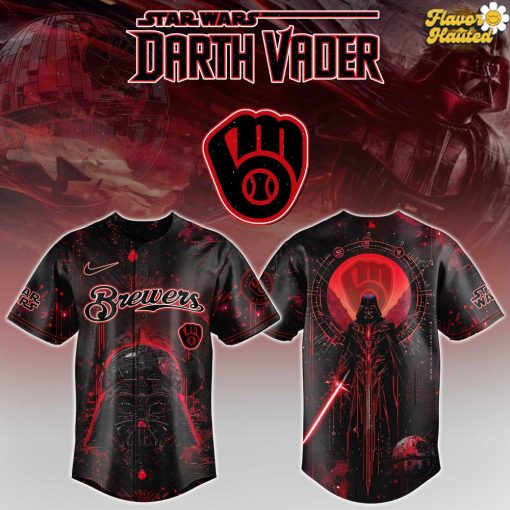 Star Wars Darth Vader Milwaukee Brewers Limited Edition Baseball Jersey