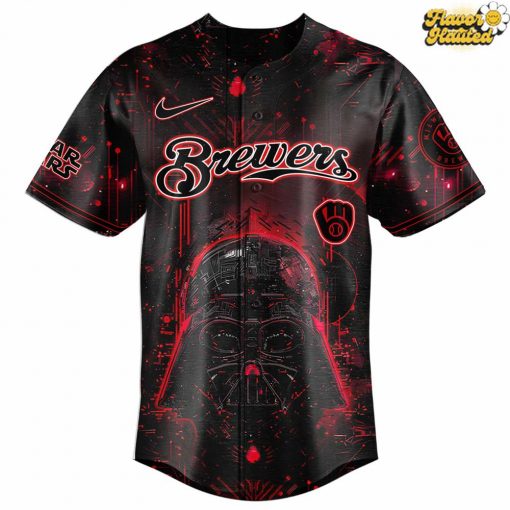 Star Wars Darth Vader Milwaukee Brewers Limited Edition Baseball Jersey