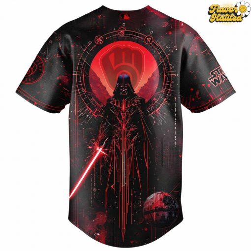 Star Wars Darth Vader Milwaukee Brewers Limited Edition Baseball Jersey