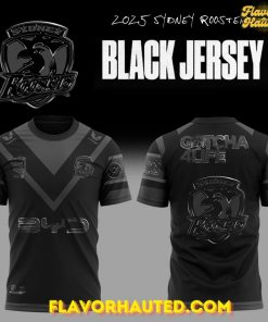 Sydney Roosters Back In Black Special T-Shirt