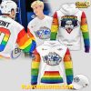 Syracuse Crunch Pride Month 2025 Special White Hoodie