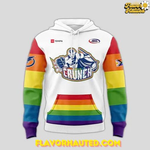 Syracuse Crunch Pride Month 2025 Special White Hoodie