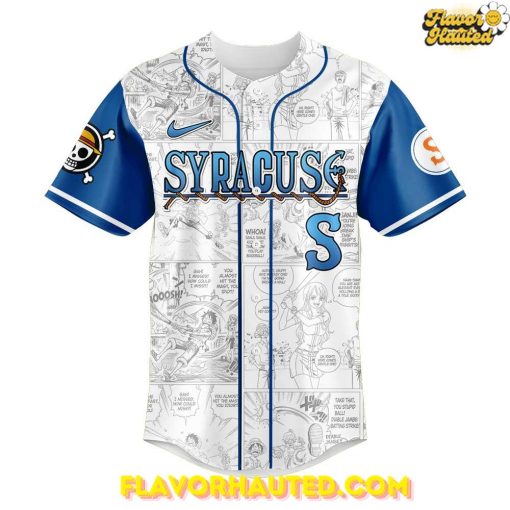 Syracuse Mets One Piece Night Game Special Baseball Jersey