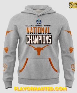 Texas Longhorns 2025 NCAA Softball National Champions Special Gray Hoodie
