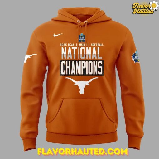 Texas Longhorns 2025 NCAA Softball National Champions Special Orange Hoodie