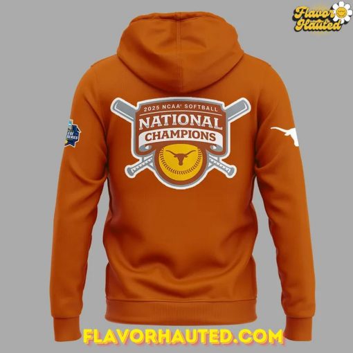 Texas Longhorns 2025 NCAA Softball National Champions Special Orange Hoodie