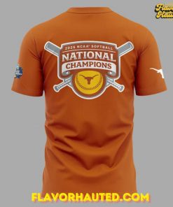 Texas Longhorns 2025 NCAA Softball National Champions Special Orange T Shirt 3