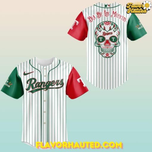 Texas Rangers Día De Los Muertos 2025 Special Baseball Jersey
