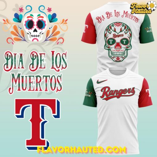 Texas Rangers Día De Los Muertos 2025 Special T-Shirt