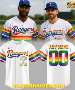 Texas Rangers Pride Month Night 2025 Baseball Jersey