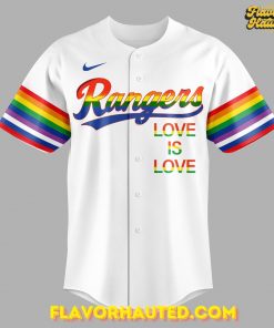 Texas Rangers Pride Month Night 2025 Baseball Jersey
