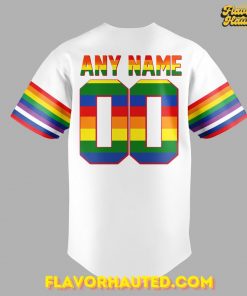 Texas Rangers pride Month night 2025 Baseball Jersey 3