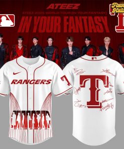 Texas Rangers x ATEEZ 2025 World Tour Baseball Jersey