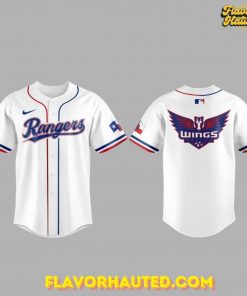 Texas Rangers x Dallas Wings Special Baseball Jersey