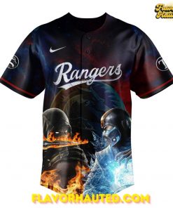 Texas Rangers x Mortal Kombat Night Limited Edition Baseball Jersey