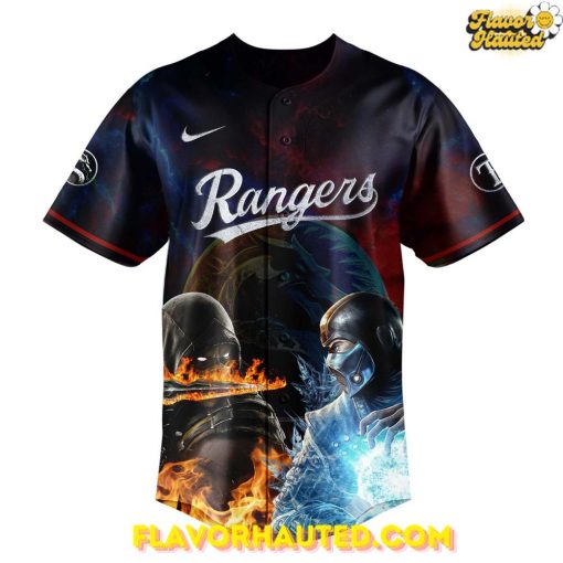 Texas Rangers x Mortal Kombat Night Limited Edition Baseball Jersey