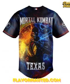 Texas Rangers x Mortal Kombat Night Limited Edition Baseball Jersey 3