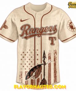 Texas Rangers x Native American Heritage Month Limited Edition Baseball Jersey