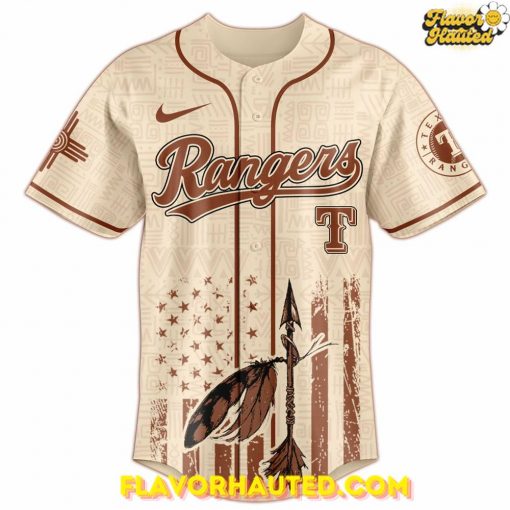 Texas Rangers x Native American Heritage Month Limited Edition Baseball Jersey