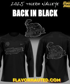 Toledo Walleye Back In Black Special Hockey Jersey