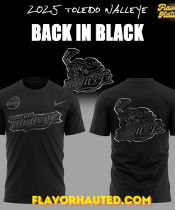 Toledo Walleye Back In Black Special T-Shirt