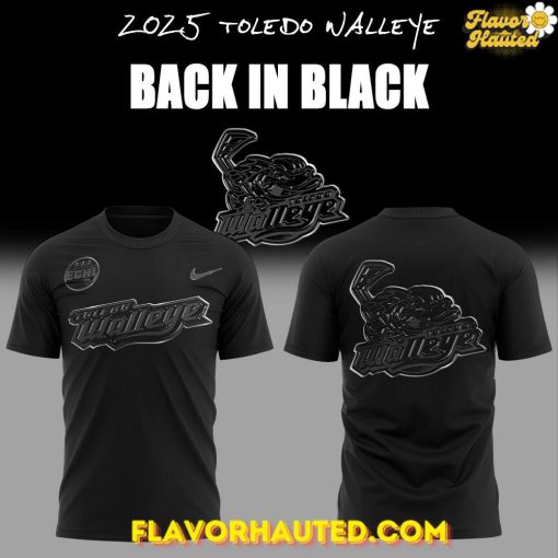 Toledo Walleye Back In Black Special T-Shirt