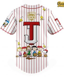 Toros de Tijuana 100 Años De Historia Peanuts Night Special Baseball Jersey 3