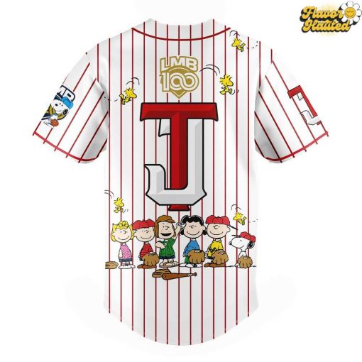 Toros de Tijuana 100 Años De Historia Peanuts Night Special Baseball Jersey