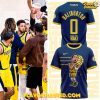 Tyrese Haliburton “What the Hali” NBA Finals 2025 Navy Blue T-Shirt