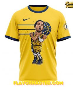 Tyrese Haliburton “What the Hali” NBA Finals 2025 Yellow T-Shirt